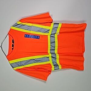 Holmes workwear large reflective 3m short sleeve shirt